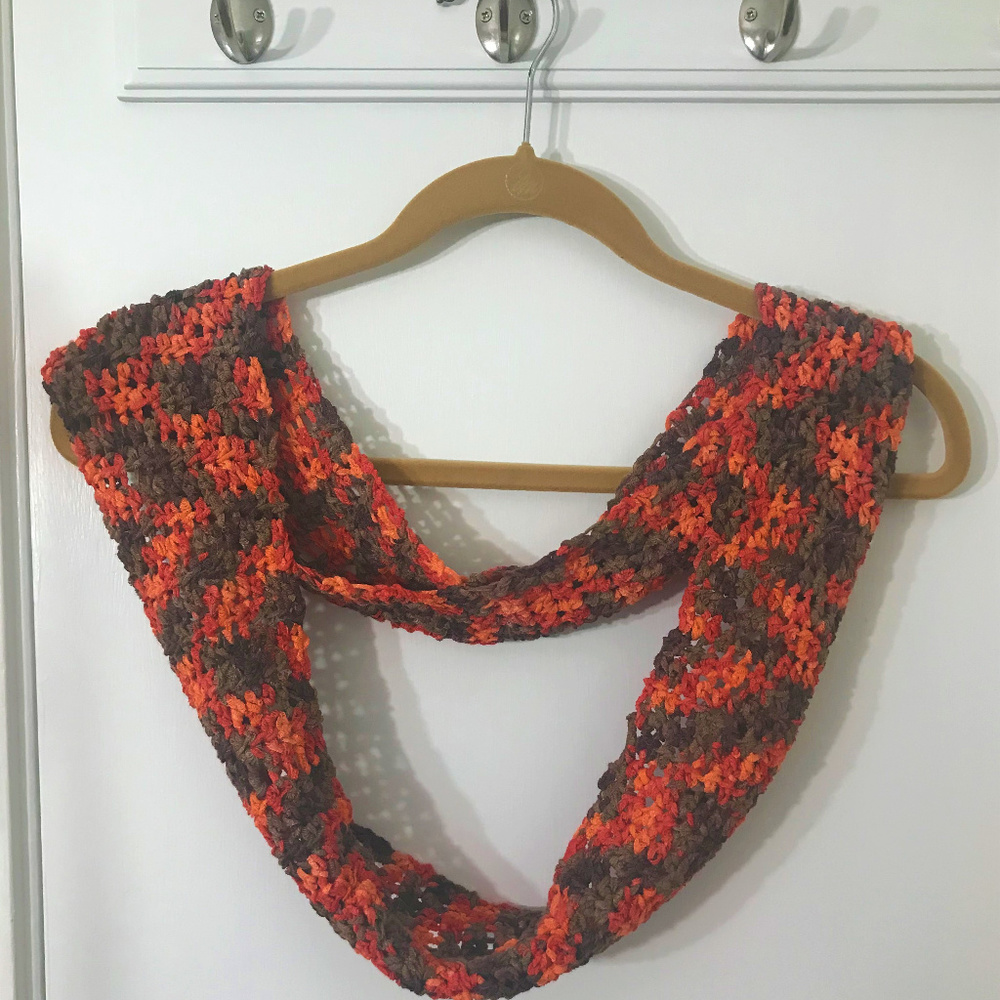Autumnal Infinity Scarf - Lightweight
